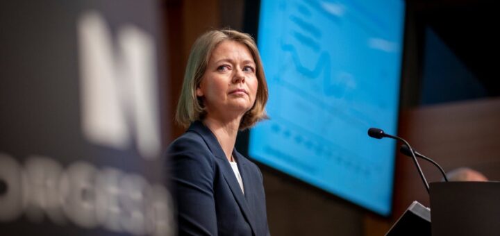 Før sommeren: sentralbanksjef ida wolden bache etter rentehevingen i juni. Først nå har den endringen fått full effekt. Foto: heiko junge
